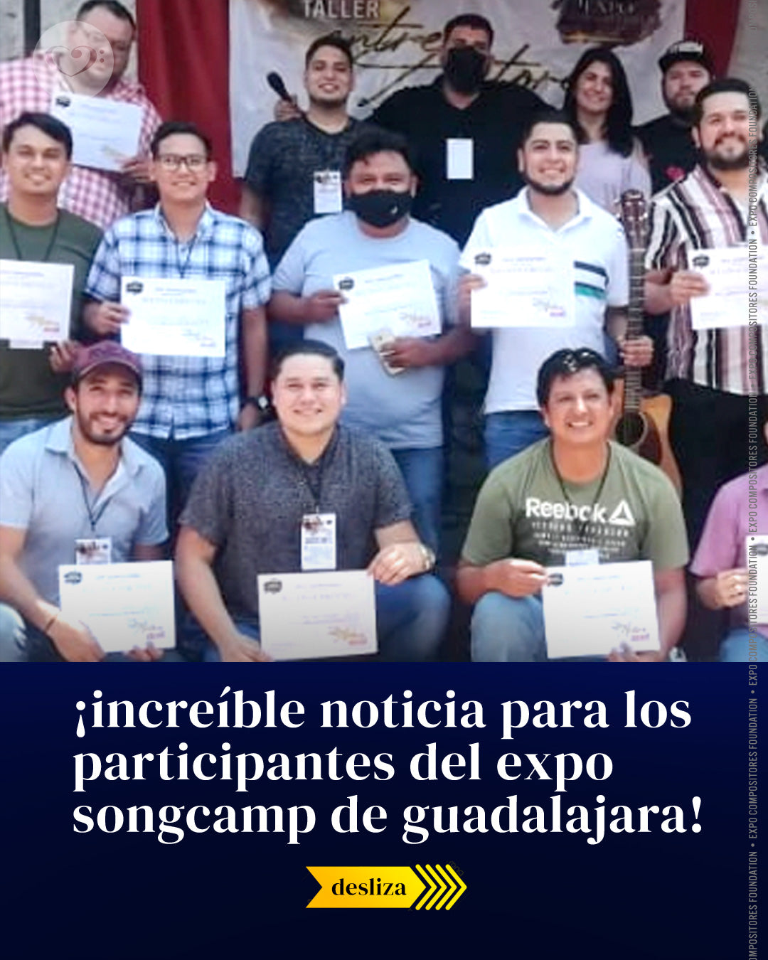 ¡Increíble noticia para los participantes del Song Camp de Guadalajara!